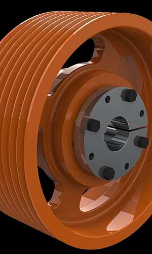 Indústria de polias com bucha cônica Indústria de polias com bucha cônica