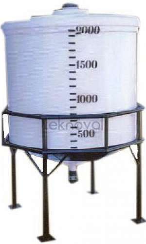 Tanque fundo cônico em polietileno Tanque fundo cônico em polietileno