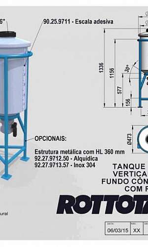 tanque fundo cônico em polietileno tanque fundo cônico em polietileno